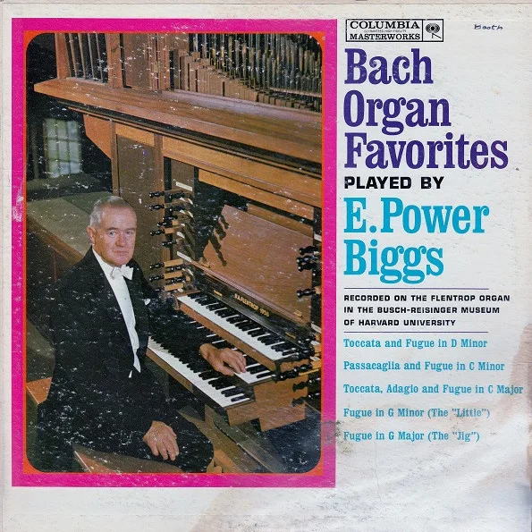 Cover of Bach Organ Favorites