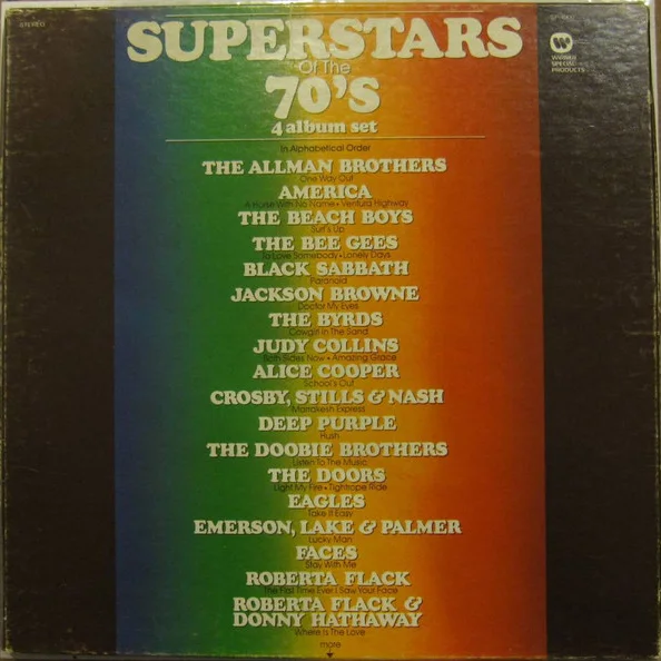 Cover of Superstars Of The 70's